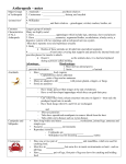 Arthropods – notes - Effingham County Schools