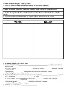 Unit 4 Lesson 3 ProtestantReformation-Counter