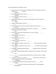 Chemistry Benchmark 4 BINGO Answers