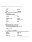 Ch. 12 Study Guide Multiple Choice Identify the letter of the choice