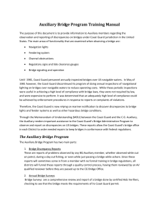 Auxiliary Bridge Program Training Manual