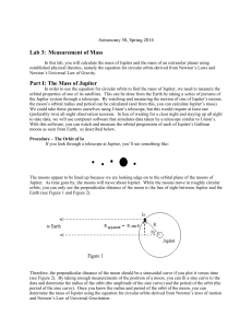 Lab 3: Measurement of Mass