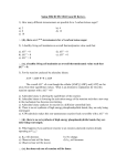 Practice Exam III answers
