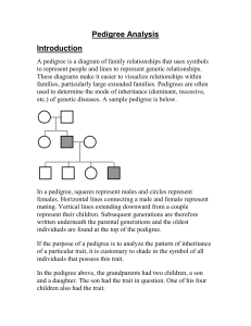 Pedigree Analysis - Westwind Alternate School