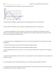 Name Newton`s Laws, Weight, Friction Practice Test 1. Use the