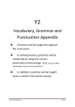 Vocabulary - Parklands Primary School, Leeds