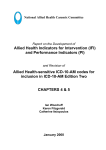 chapter 5: review of the australian allied health classification