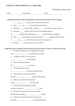 Complete the sentences with the Past simple or the Present perfect