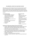 Inflammation Handout - Jointworx Physical Therapy