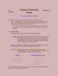 Erik`s Chemistry: Organic Chemistry Notes - ECHS Chemistry