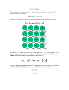 Ionic Bonding