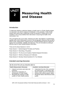 Measuring Health and Disease