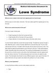 Lowe`s Syndrome