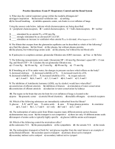 Practice Questions for Exam IV