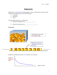 Radioactivity