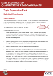 Statistical Experiments