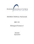 instructional package - Horry Georgetown Technical College