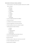 Study Guide for Cell Structure, Function, and Division