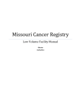 reportability - Missouri Cancer Registry