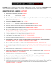 Chemistry of Life – Chapter 8 ANSWERS Directions: Answer all the