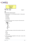 Revision Sheet Quarter 1 2014-2015 Department: