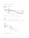 AP Physics B – Geometric Optics – FR 2 Answer Key SECTION C