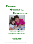 Extending Mathematical Understanding