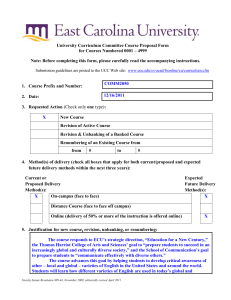 Revision - ECU.edu