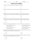 probability test