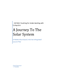 A Journey To The Solar System