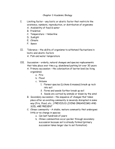 Chapter 3 Outline