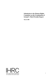 Submission of the Irish Human Rights Commission