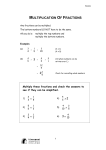 multipliction of fractions