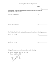 For problems 1 and 2 find an equation of the line through the given