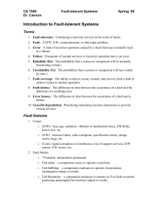 Introduction to Fault