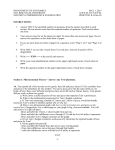 Sample Exam, May 2015, Section 1