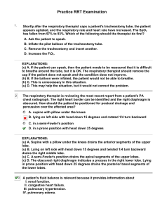 Practice RRT Examination - respiratorytherapyfiles.net