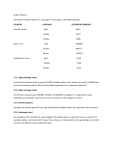 Study Problems The data for Study Problems 17-1 through 17