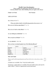 health questionnaire