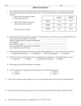 Fall Semester Review Packet