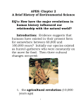 A Brief History of Environmental Science