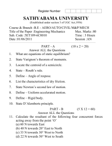 Sathyabama University B.E June 2011