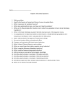 Chapter 20 Essential Questions