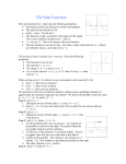 The Sine Function