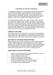 Indicators of `Doctor Shopping`