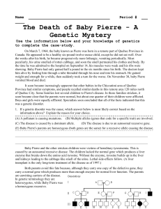 The Death of Baby Pierre