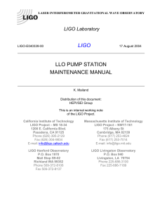 E040339-00 - DCC - LIGO Document Control Center Portal