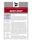Connecticut Society of Health-System Pharmacists NEWS BRIEF
