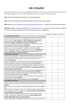 BCS Unit 8 Checklist - Calthorpe Park Moodle