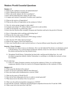 Course Essential Questions